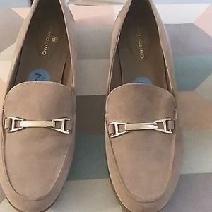 Taupe loafers